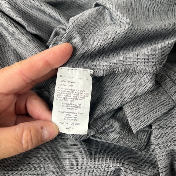 Callaway Mens Opti-Dri Golf Polo Shirt Size XXL Gray Heathered 100% Polyester - Picture 5 of 8